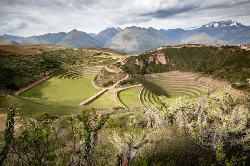 Moray Inca terraces in Cusco