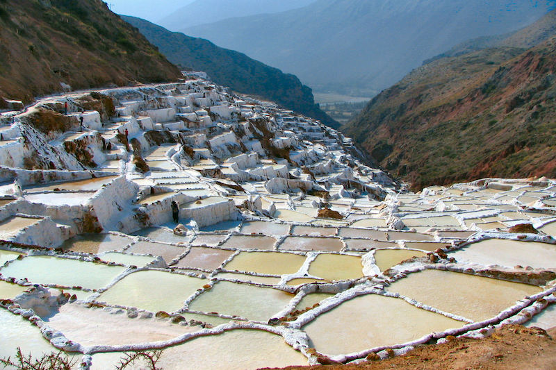 Salt mines of Maras in Cusco