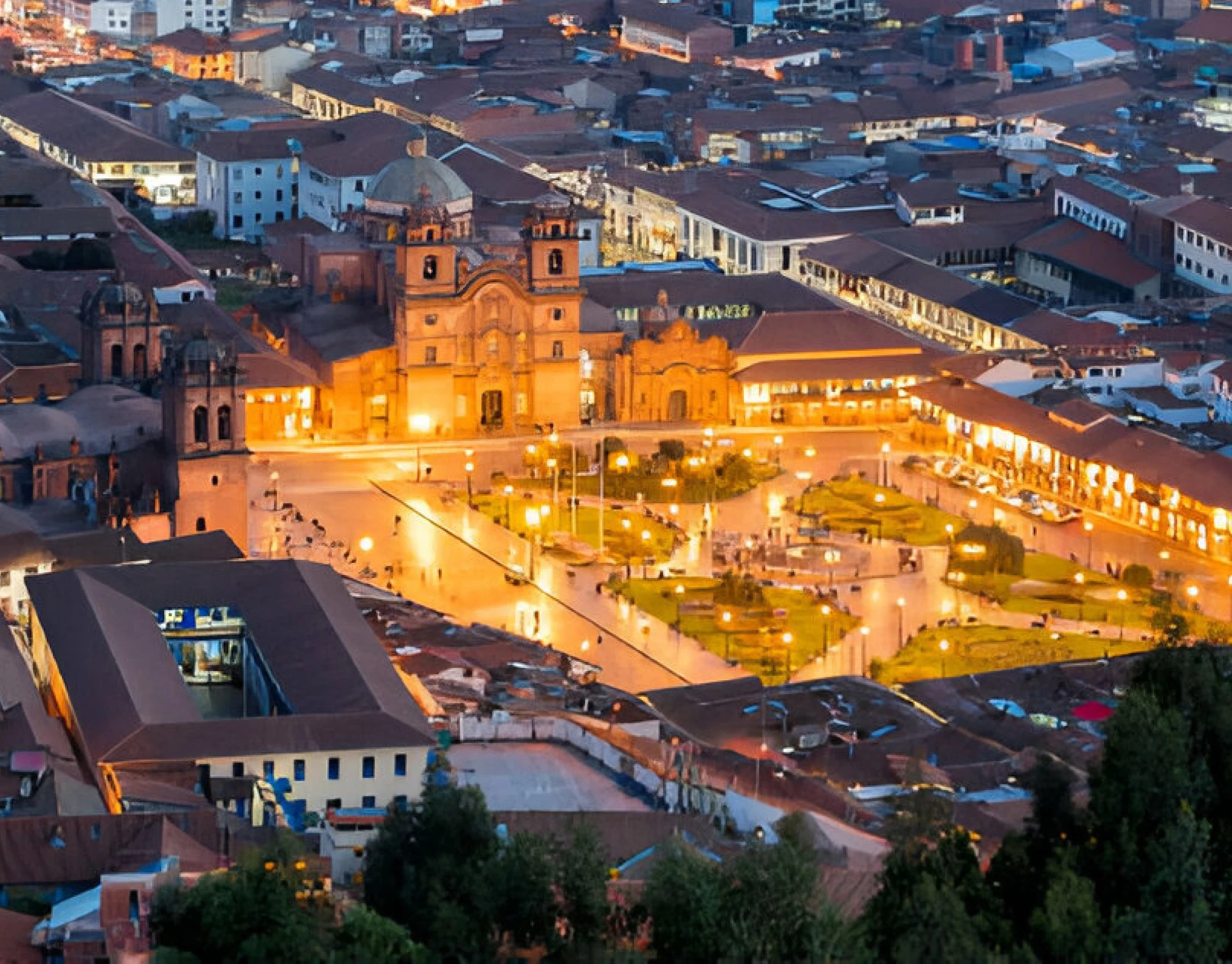 plaza de armas of cusco